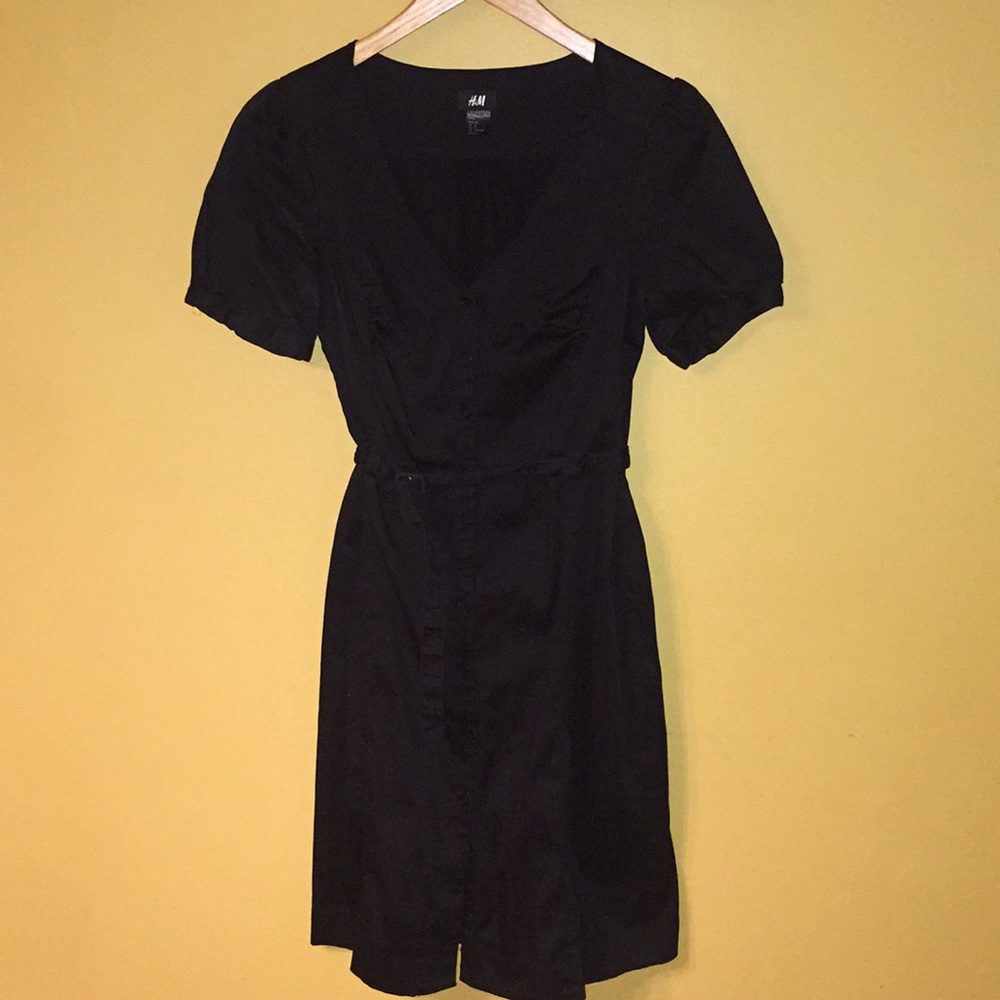 💐H&M button down dress with belt💐